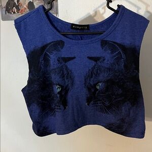 Milky Way Blue Knit Top